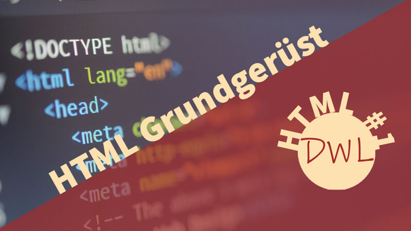 Bildschirm mit HTML Code