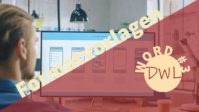 Person arbeitet mit Vorlagen